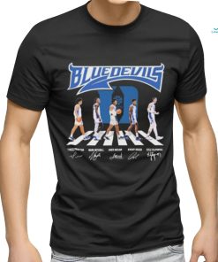 The Blue Devils Basketball Abbey Road Proctor Mitchell Mccain Roach And Filipowski Signatures Shirt