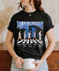The Blue Devils Basketball Abbey Road Proctor Mitchell Mccain Roach And Filipowski Signatures Shirt