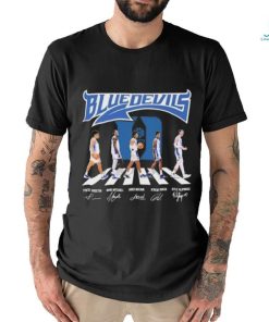 The Blue Devils Basketball Abbey Road Proctor Mitchell Mccain Roach And Filipowski Signatures Shirt