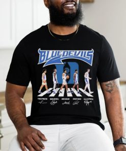 The Blue Devils Basketball Abbey Road Proctor Mitchell Mccain Roach And Filipowski Signatures Shirt
