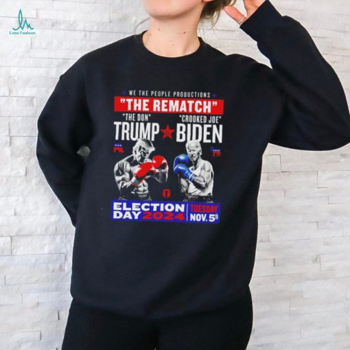 The Don Trump vs Crooked Joe Biden election day 2024 shirt