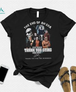 The End Of An Era Steve Borden Thank You Sting Shirt