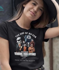 The End Of An Era Steve Borden Thank You Sting Shirt