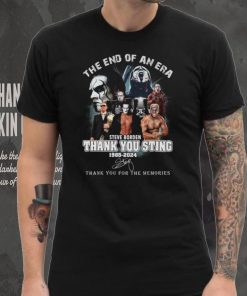The End Of An Era Steve Borden Thank You Sting Shirt