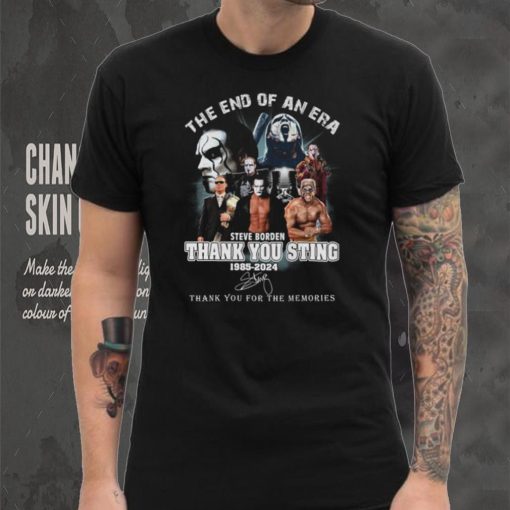 The End Of An Era Steve Borden Thank You Sting Shirt