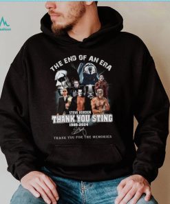 The End Of An Era Steve Borden Thank You Sting Shirt