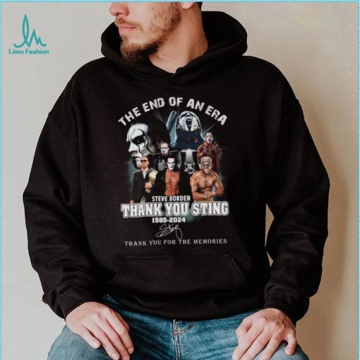 The End Of An Era Steve Borden Thank You Sting Shirt