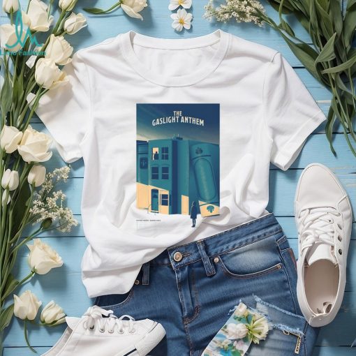 The Gaslight Anthem History Books EU 2024 Tour Poster t shirt