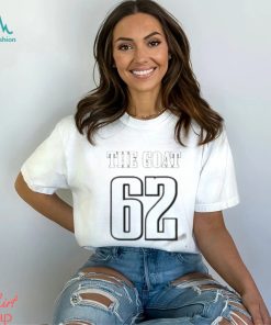The Goat 62 Jason Kelce Eagles Football Player Shirt