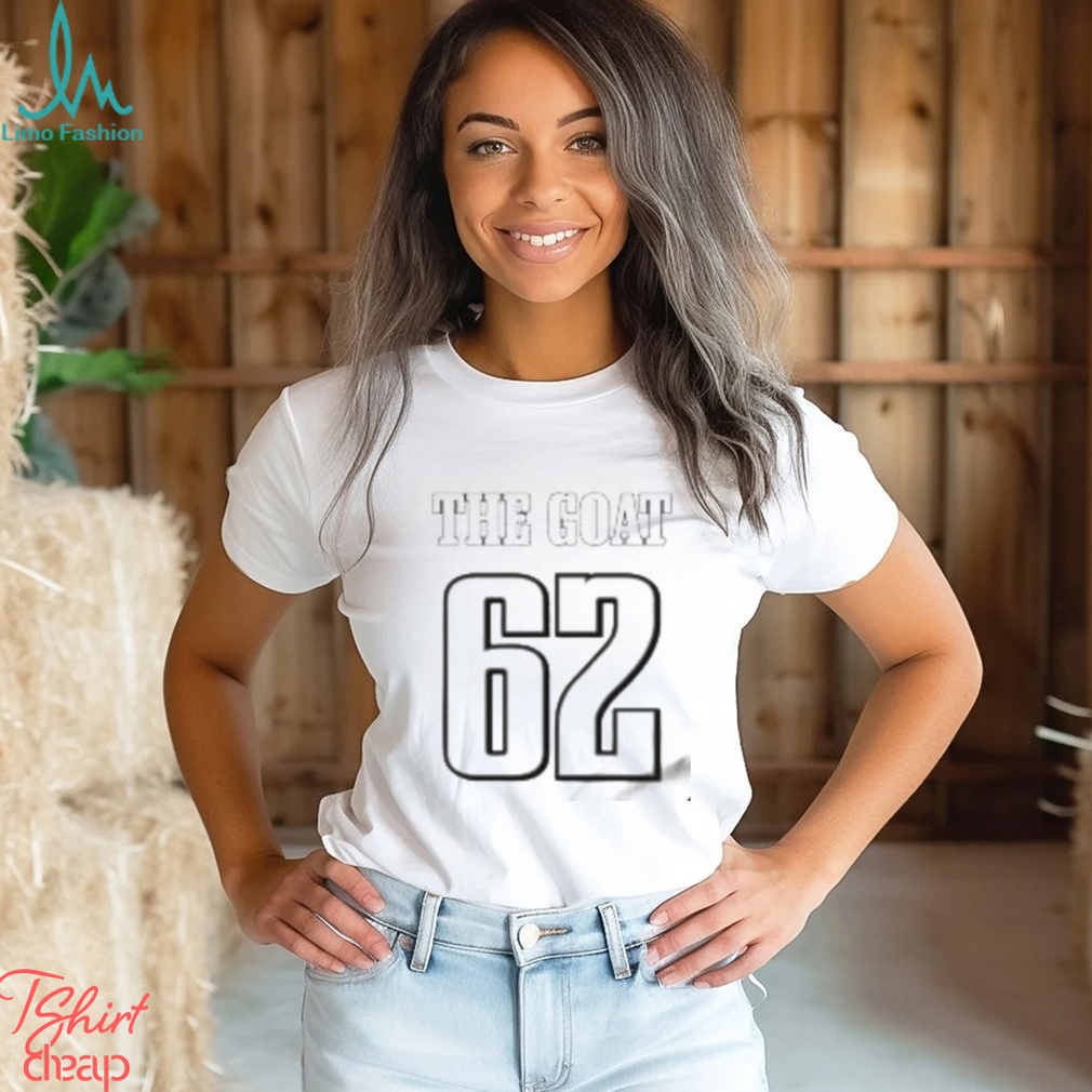 The Goat 62 Jason Kelce Eagles Football Player Shirt The Goat 62 Jason Kelce Eagles Football Player Shirt