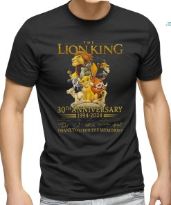 The Lion King Thank You For The Memories 1994 2024 T Shirt