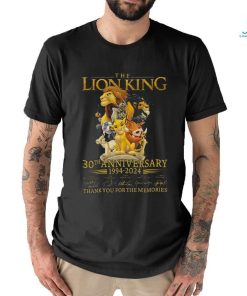The Lion King Thank You For The Memories 1994 2024 T Shirt