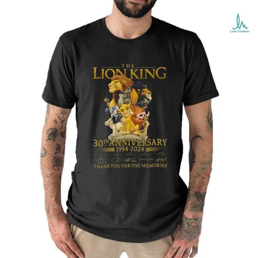 The Lion King Thank You For The Memories 1994 2024 T Shirt