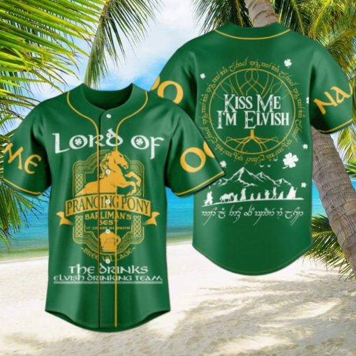 The Lord Of The Rings The Prancing Pony Custom Baseball Jersey