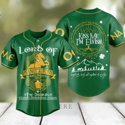 The Lord Of The Rings The Prancing Pony Custom Baseball Jersey