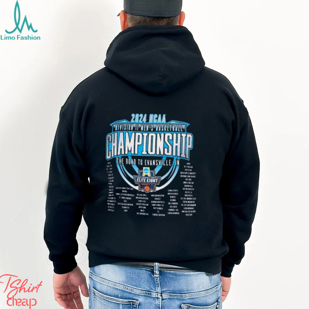 The Road To Evansville, IN 2024 NCAA Division II Men’s Basketball Championship Shirt The Road To Evansville, IN 2024 NCAA Division II Men’s Basketball Championship Shirt