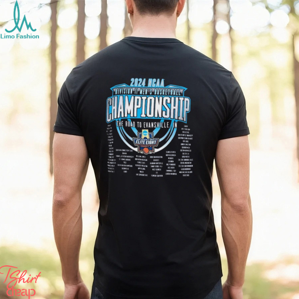 The Road To Evansville, IN 2024 NCAA Division II Men’s Basketball Championship Shirt The Road To Evansville, IN 2024 NCAA Division II Men’s Basketball Championship Shirt