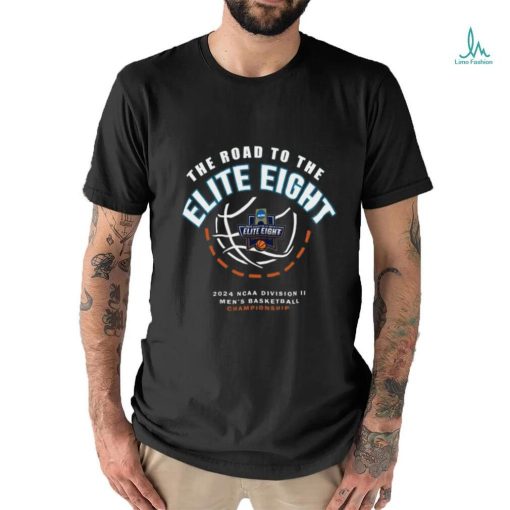 The Road To The Elite Eight 2024 Division II Men’s Basketball Regionals Championship shirt
