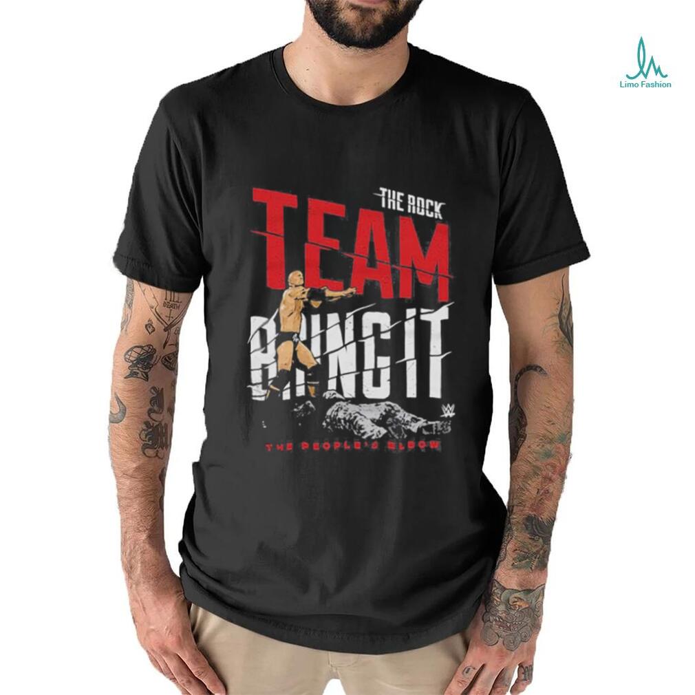 The Rock Team Bring It T Shirt The Rock Team Bring It T Shirt