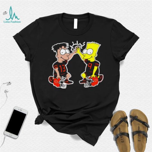 The Simpson Chicago Bears helmet shirt