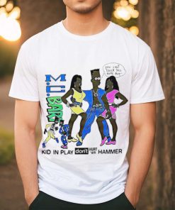 The Simpsons M.c.Bart you can’t touch this home boy kid in play don’t hurt ’em hammer shirt