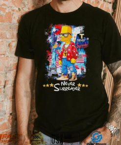 The Simpsons family never surrender shirt