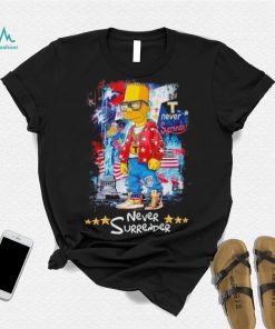 The Simpsons family never surrender shirt