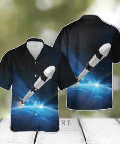 The SpaceX Falcon 9 Rocket Hawaiian Shirt Beach Shirt For Men Women