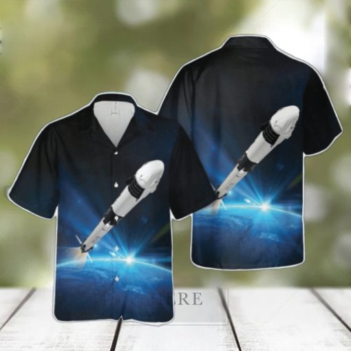 The SpaceX Falcon 9 Rocket Hawaiian Shirt Beach Shirt For Men Women