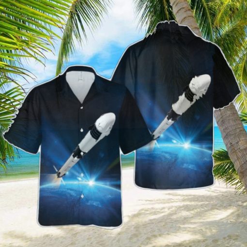 The SpaceX Falcon 9 Rocket Hawaiian Shirt Beach Shirt For Men Women