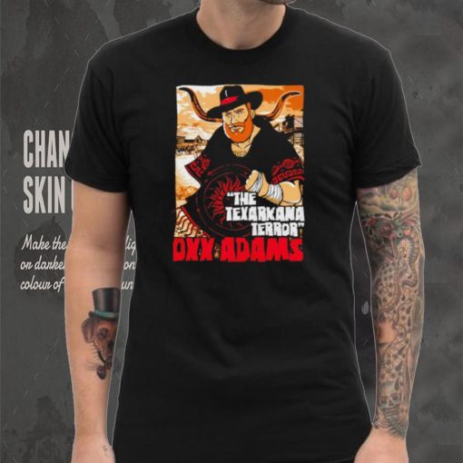 The Texarkana Terror Oxx Adams professional wrestler cartoon shirt