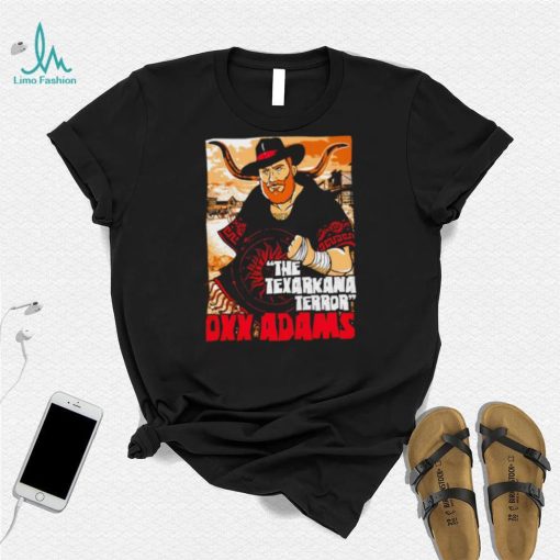 The Texarkana Terror Oxx Adams professional wrestler cartoon shirt
