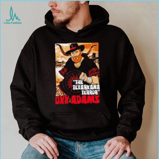 The Texarkana Terror Oxx Adams professional wrestler cartoon shirt