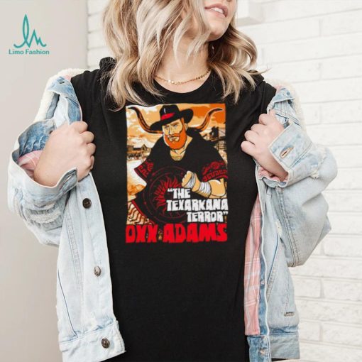 The Texarkana Terror Oxx Adams professional wrestler cartoon shirt