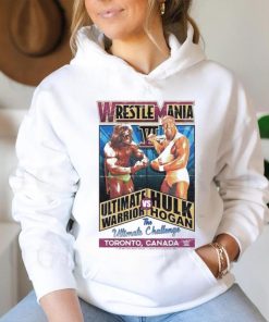 The Ultimate Warrior & Hulk Hogan Mad Engine WrestleMania VI The Ultimate Challenge T Shirt