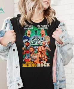 The WWE Champion Roman Reigns and The People’s Champion The Rock shirt