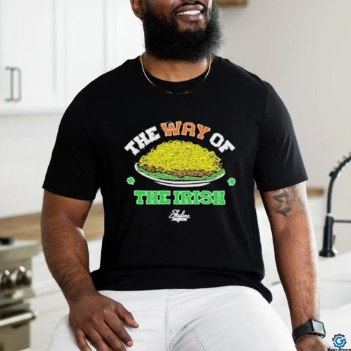 The Way Of The Irish Skyline Chili T shirt