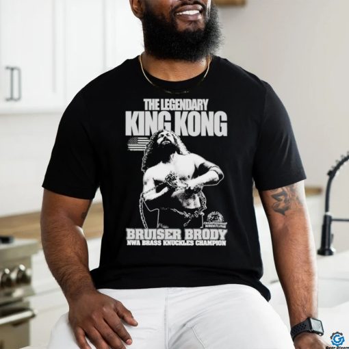 The legendary King Kong bruiser brody NWA brass knuckles champion shirt