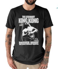 The legendary King Kong bruiser brody NWA brass knuckles champion shirt