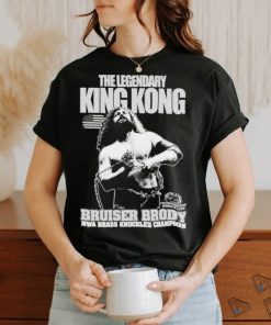 The legendary King Kong bruiser brody NWA brass knuckles champion shirt
