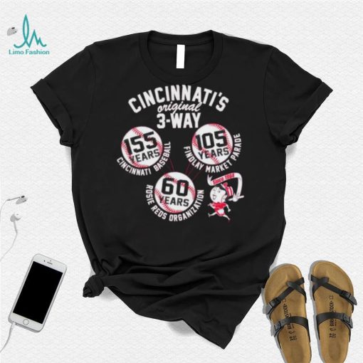 The original 3 way – celebrating 60 years of the rosie reds orginization shirt