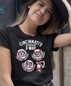 The original 3 way – celebrating 60 years of the rosie reds orginization shirt