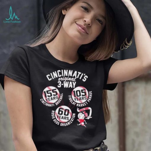 The original 3 way – celebrating 60 years of the rosie reds orginization shirt