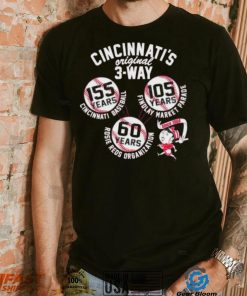 The original 3 way – celebrating 60 years of the rosie reds orginization shirt