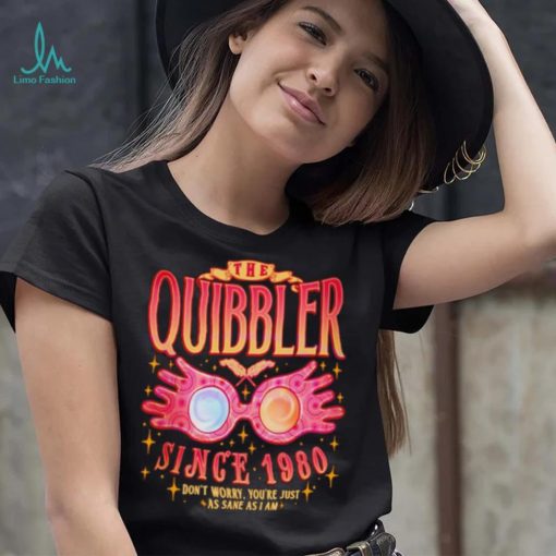 The quibbler since 1980 wizard school shirt