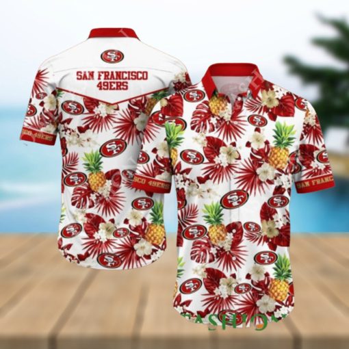 This Summer San Francisco 49ers NFL American Flag Print Hawaiian Shirt 2024