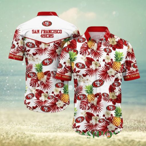 This Summer San Francisco 49ers NFL American Flag Print Hawaiian Shirt 2024