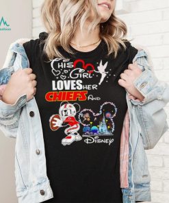 This girl loves her Chiefs and Disney Mickey Mouse player shirt