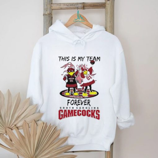 This is my team forever South Carolina Gamecocks mascot cheerleader shirt