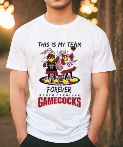 This is my team forever South Carolina Gamecocks mascot cheerleader shirt